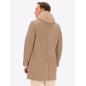 DISTRETTOCappotto Alba In Velluto A Costa Francese Con Cappuccio Staccabile12-
