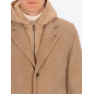 DISTRETTOCappotto Alba In Velluto A Costa Francese Con Cappuccio Staccabile12-