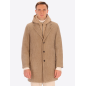 DISTRETTOCappotto Alba In Velluto A Costa Francese Con Cappuccio Staccabile12-