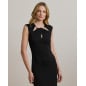 RALPH LAUREN- Abito da cocktail in jersey con aperture