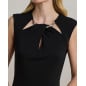 RALPH LAUREN- Abito da cocktail in jersey con aperture