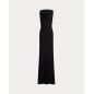 RALPH LAUREN- Abito in jersey con collo ad anello
