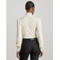 RALPH LAUREN- Maglia con collo a lupetto e bottoni