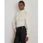 RALPH LAUREN- Maglia con collo a lupetto e bottoni