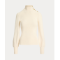 RALPH LAUREN- Maglia con collo a lupetto e bottoni