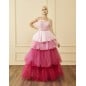 Saboroma - Abito in tulle con balze