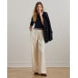 RALPH LAUREN- Maglietta con scollo a barchetta stretch