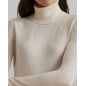 RALPH LAUREN- Maglia dolcevita in misto seta