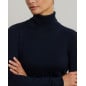 RALPH LAUREN- Maglia dolcevita in misto seta