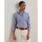 RALPH LAUREN- Camicia in popeline a righe Classic-Fit