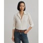 RALPH LAUREN- Camicia in crêpe Classic-Fit