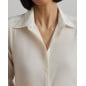 RALPH LAUREN- Camicia in crêpe Classic-Fit