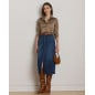 RALPH LAUREN- Camicia in charmeuse di raso Classic-Fit