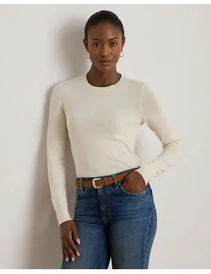 RALPH LAUREN- Maglia in misto cotone