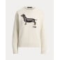 RALPH LAUREN- Maglia in cotone con bassotto a intarsi