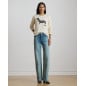 RALPH LAUREN- Maglia in cotone con bassotto a intarsi