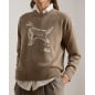 RALPH LAUREN- Maglia con setter inglese a intarsi