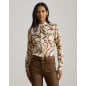 RALPH LAUREN- Camicia in twill con stampa Classic-Fit