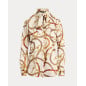 RALPH LAUREN- Camicia in twill con stampa Classic-Fit