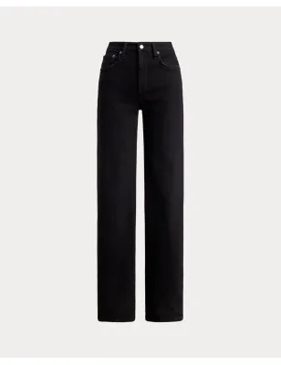 RALPH LAUREN- Jeans a vita alta e gamba larga