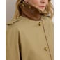 RALPH LAUREN- Trench con pelle ecologica