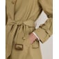 RALPH LAUREN- Trench con pelle ecologica