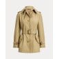 RALPH LAUREN- Trench con pelle ecologica
