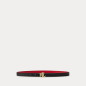 RALPH LAUREN- Cintura double-face martellata con logo RALPH LAUREN- Cintura double-face martellata con logo