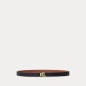 RALPH LAUREN- Cintura sottile double-face con logo RALPH LAUREN- Cintura sottile double-face con logo
