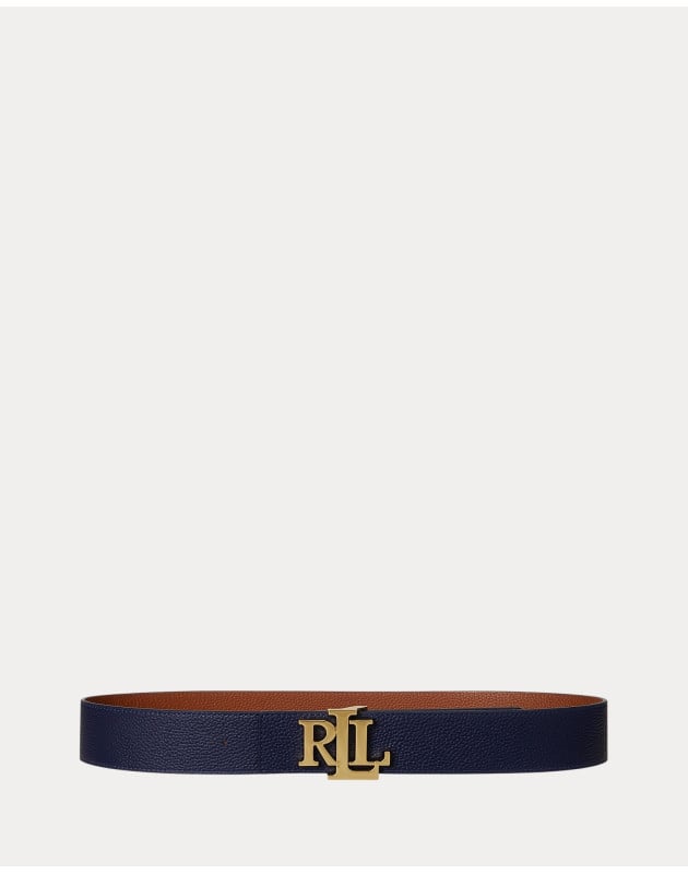 RALPH LAUREN- Cintura alta reversibile martellata RALPH LAUREN- Cintura alta reversibile martellata
