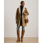 RALPH LAUREN- Cappotto shearling ecologico e camoscio