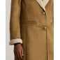 RALPH LAUREN- Cappotto shearling ecologico e camoscio