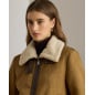 RALPH LAUREN- Giacca in camoscio ecologico