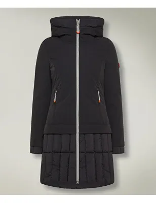 DEKKER - Parka tecnico in scuba e nylon