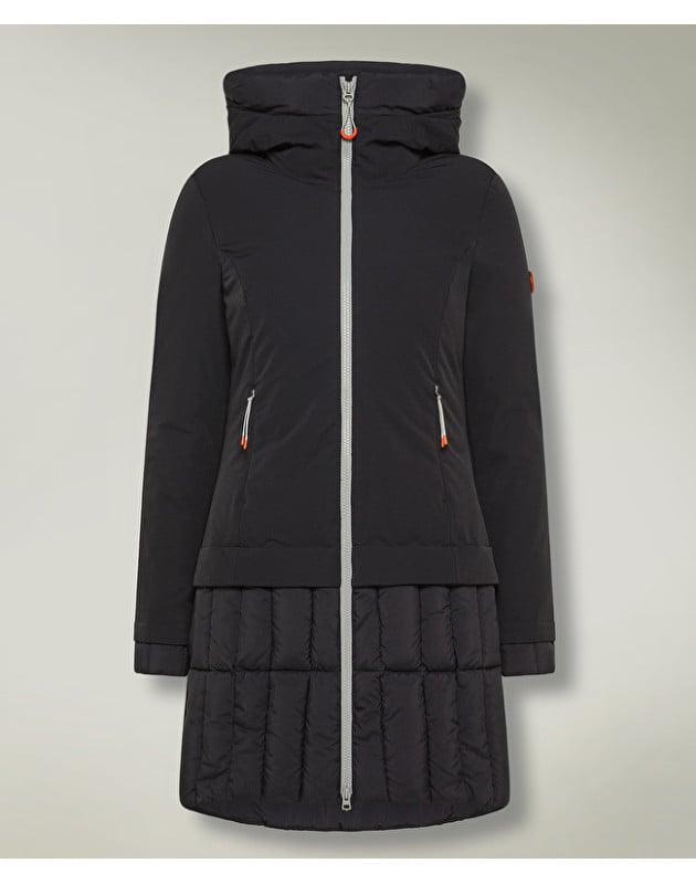 DEKKER - Parka tecnico in scuba e nylon DEKKER - Parka tecnico in scuba e nylon