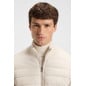 HUGO BOSS- Giacca in materiali misti con pannello anteriore imbottito HUGO BOSS- Giacca in materiali misti con pannello anteriore imbottito