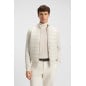 HUGO BOSS- Giacca in materiali misti con pannello anteriore imbottito HUGO BOSS- Giacca in materiali misti con pannello anteriore imbottito