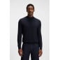 HUGO BOSS- Maglione con colletto con zip in lana vergine