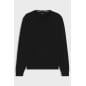 HUGO BOSS- Maglione regular fit in lana vergine con logo ricamato