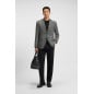HUGO BOSS- Maglione regular fit in lana vergine con logo ricamato