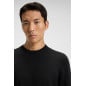 HUGO BOSS- Maglione regular fit in lana vergine con logo ricamato