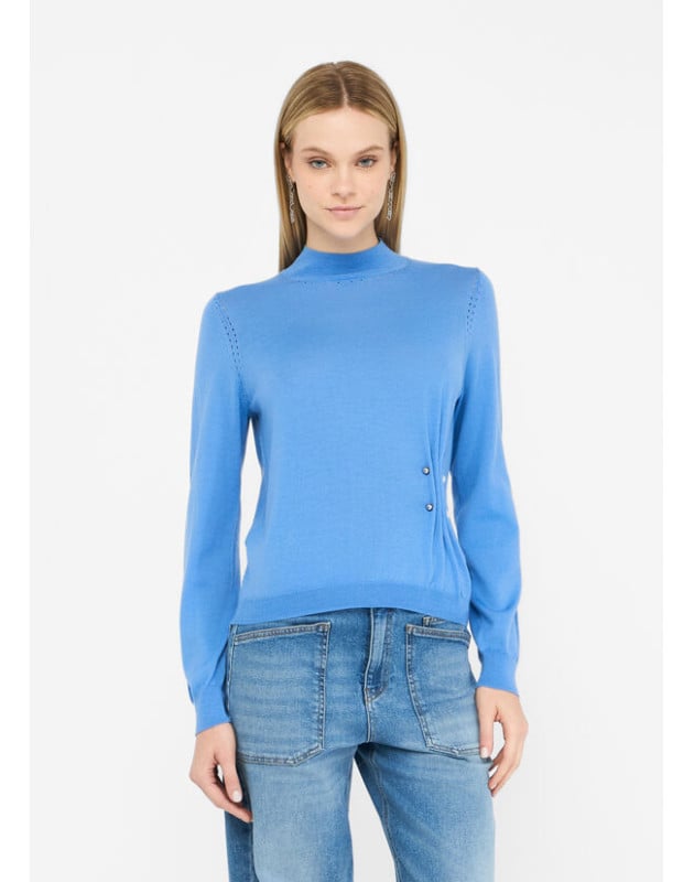 LIU JO- Maglia in lana con perle LIU JO- Maglia in lana con perle