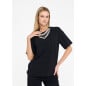LIU JO- T-shirt con perle e strass LIU JO- T-shirt con perle e strass