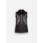 LIU JO- Top in tulle con strass LIU JO- Top in tulle con strass