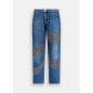 LIU JO- Jeans balloon con borchie e strass