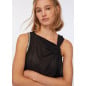 LIU JO- Top in cotone e georgette LIU JO- Top in cotone e georgette