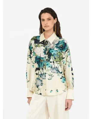LIU JO- Camicia in twill stampato