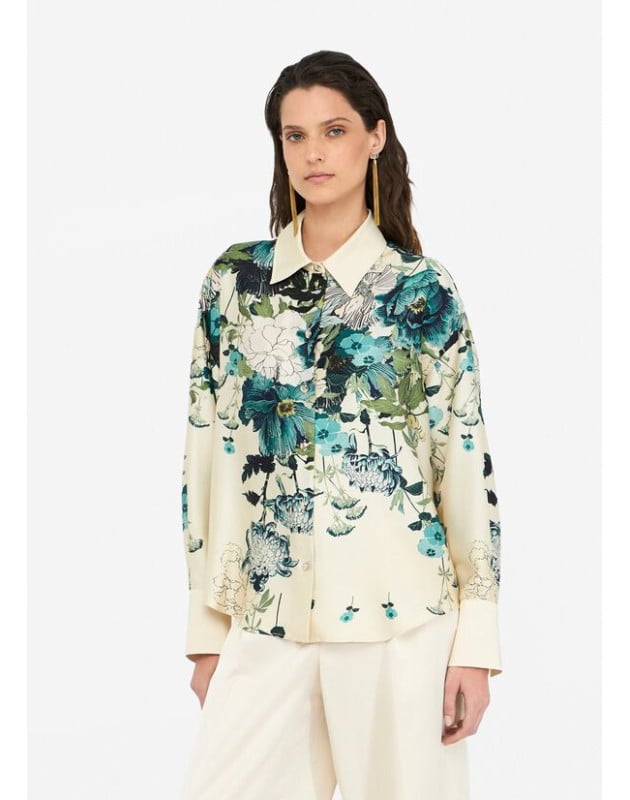 LIU JO- Camicia in twill stampato LIU JO- Camicia in twill stampato