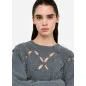 LIU JO- Maglia 100% lana con cut-out