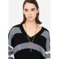 LIU JO- Maglia a righe 100% lana